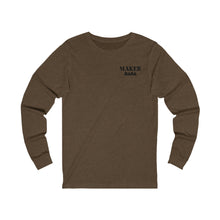 Load image into Gallery viewer, Custom Birth Month Floral Maker Mama Long Sleeve Tee