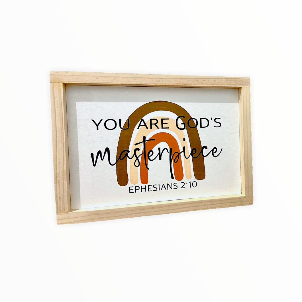 Framed Wood Nursery Sign